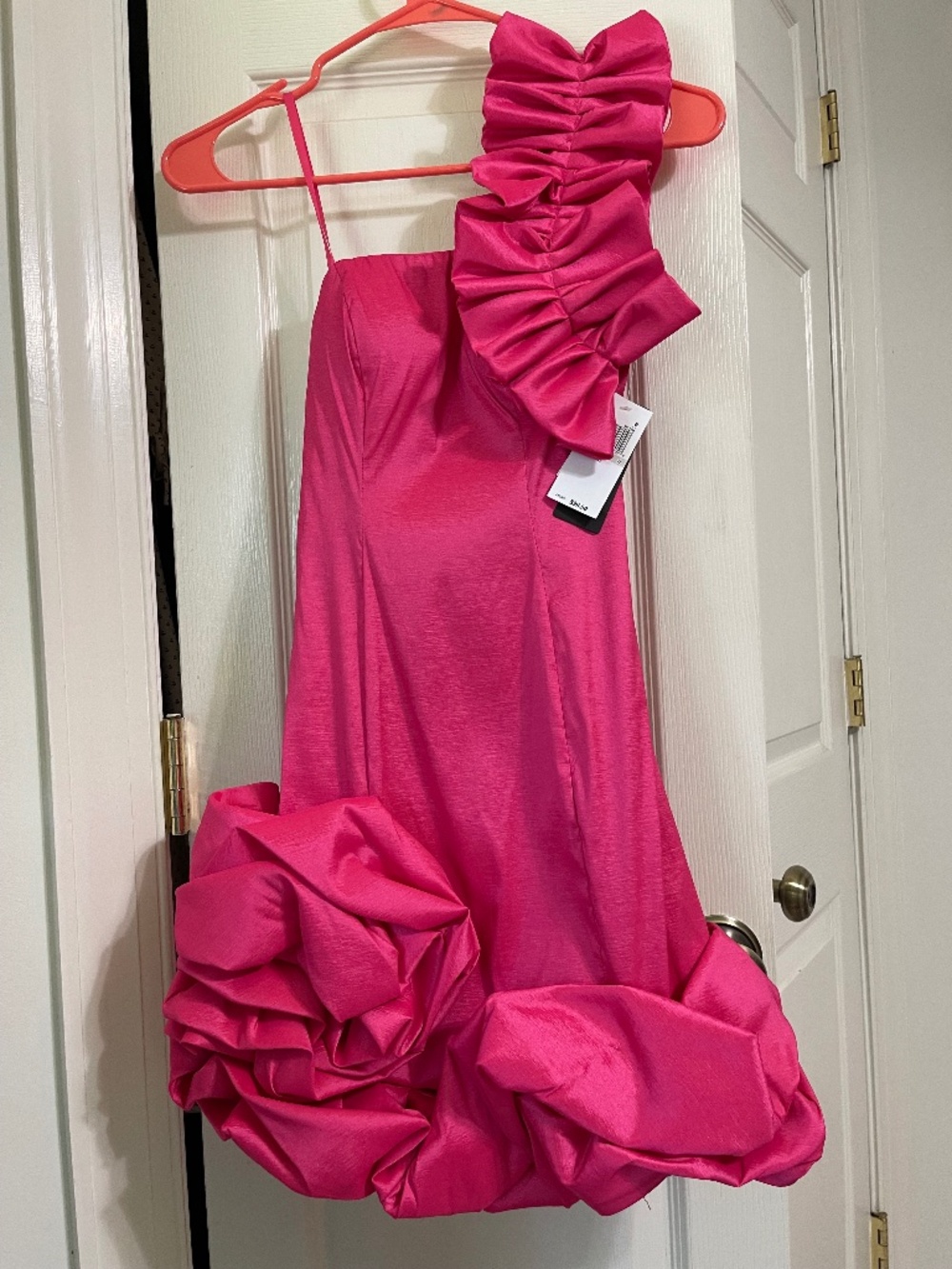 City studio one shoulder dress size 0 NWT